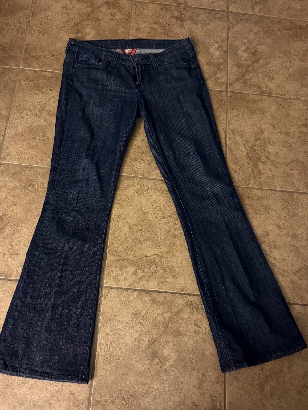 Vintage Lucky You, Lucky Brand, Zoe jeans, dark blue jeans size 8/29